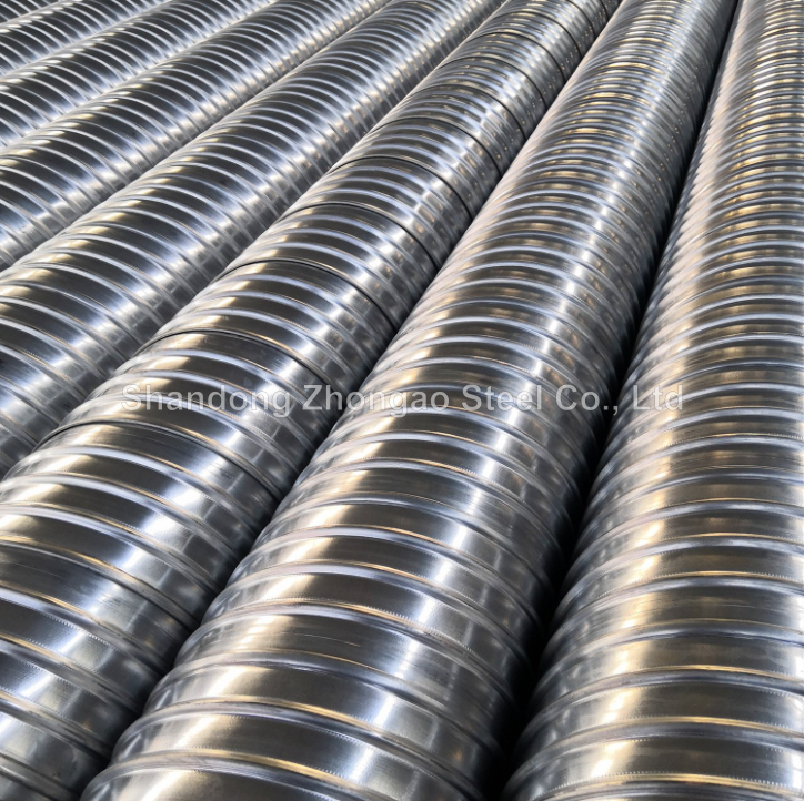 Galvanized Metal Corrugated Pipe 