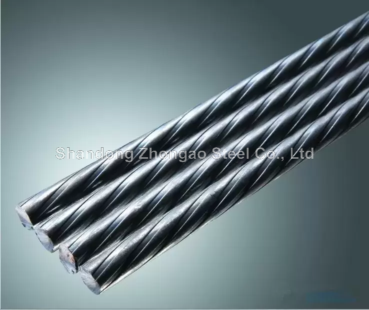 30MnSi Twisted Prestressed Concrete Steel Bar Iron Rod For Concrete