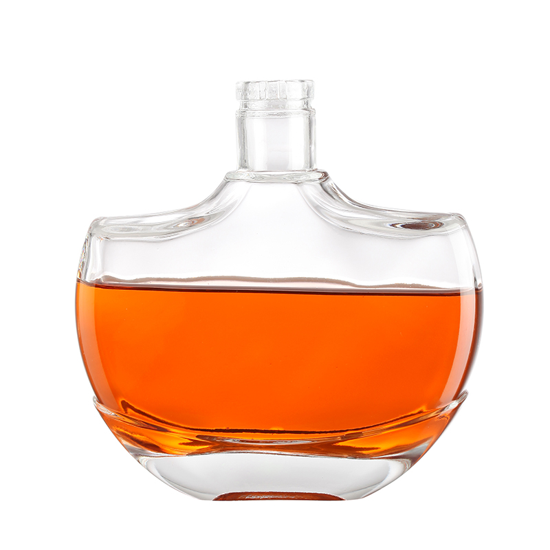 Botella de vidrio de licores de lujo