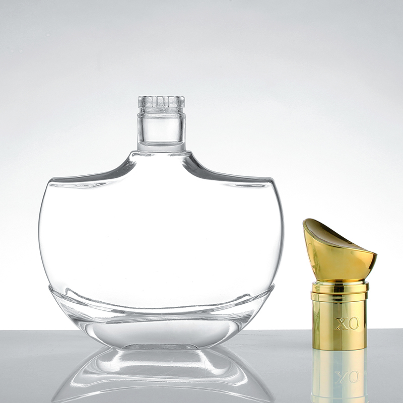 Bouteille en verre de spiritueux de luxe