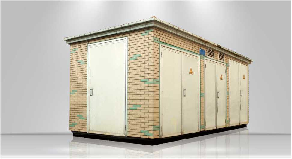 Environmentally friendly combined substation