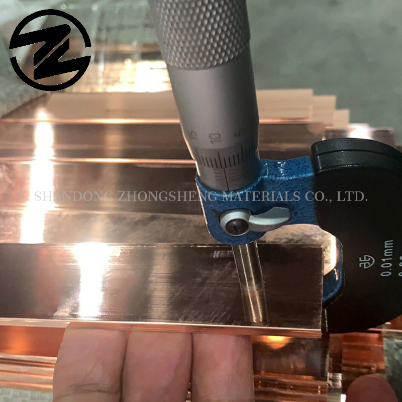 Wholesale ASTM T2 H65 H62 C1100 C1220 C2400 C2600 C1100/T2 Copper 0.5mm 1mm 2mm 4.5mm 5mm 20mm Thick 4X8 Copper Plate/ Copper Sheet