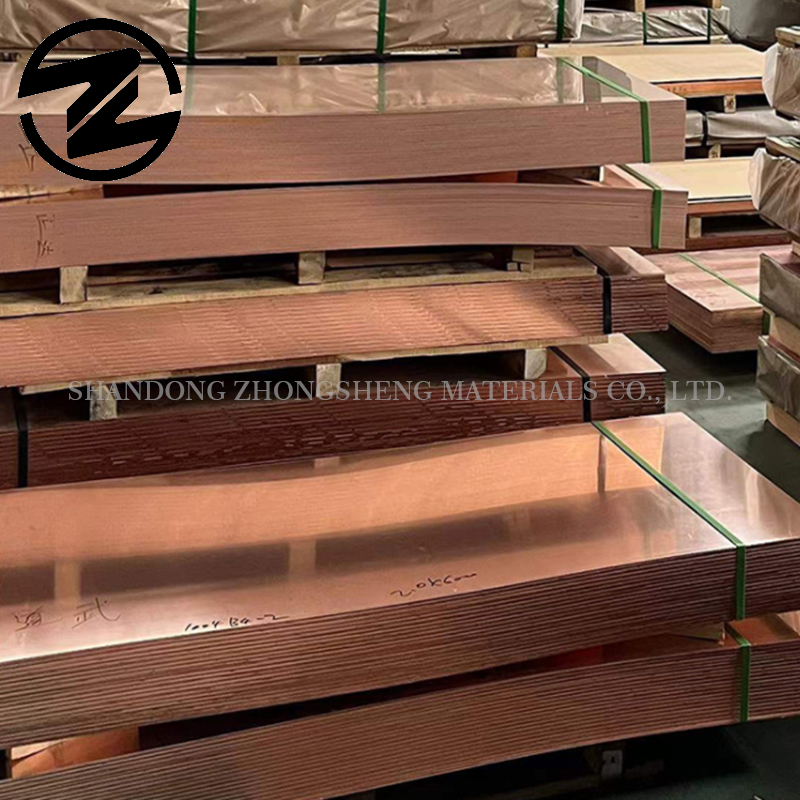 Wholesale ASTM T2 H65 H62 C1100 C1220 C2400 C2600 C1100/T2 Copper 0.5mm 1mm 2mm 4.5mm 5mm 20mm Thick 4X8 Copper Plate/ Copper Sheet
