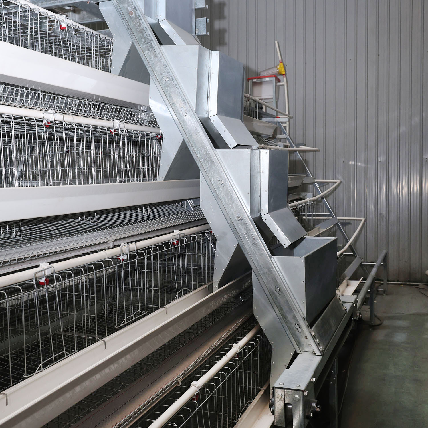 A layer chicken cage is a specialized animal cage designed for housing laying hens in poultry farming