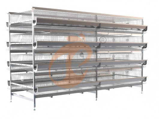 Semi Automatic H Frame Layer Chicken Cage For Sale
