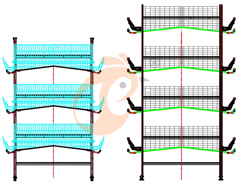 layer battery cage system (17) layer battery cage system (17)