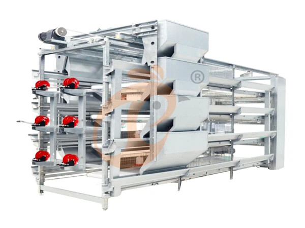 Automatic H Frame Broiler Chicken Cage For Sale