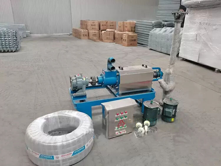 Manure drying machine