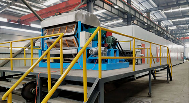 Paper egg tray making system