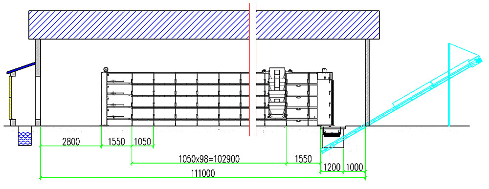 50,000 broilers H4 automatic broiler chicken cage's house drawing3.Jpeg