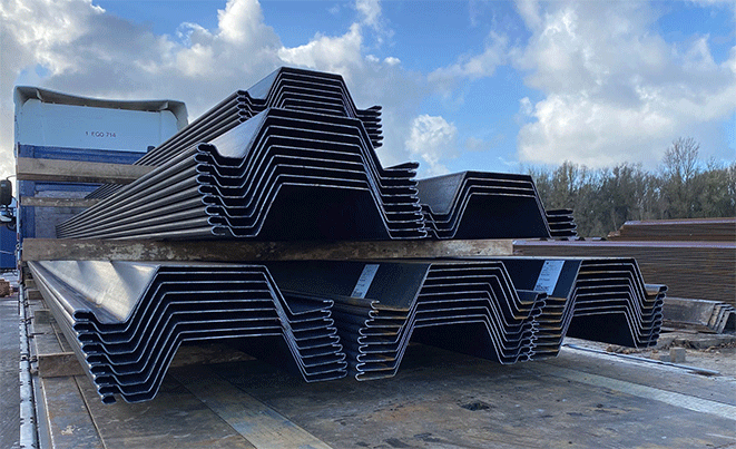 Steel sheet pile