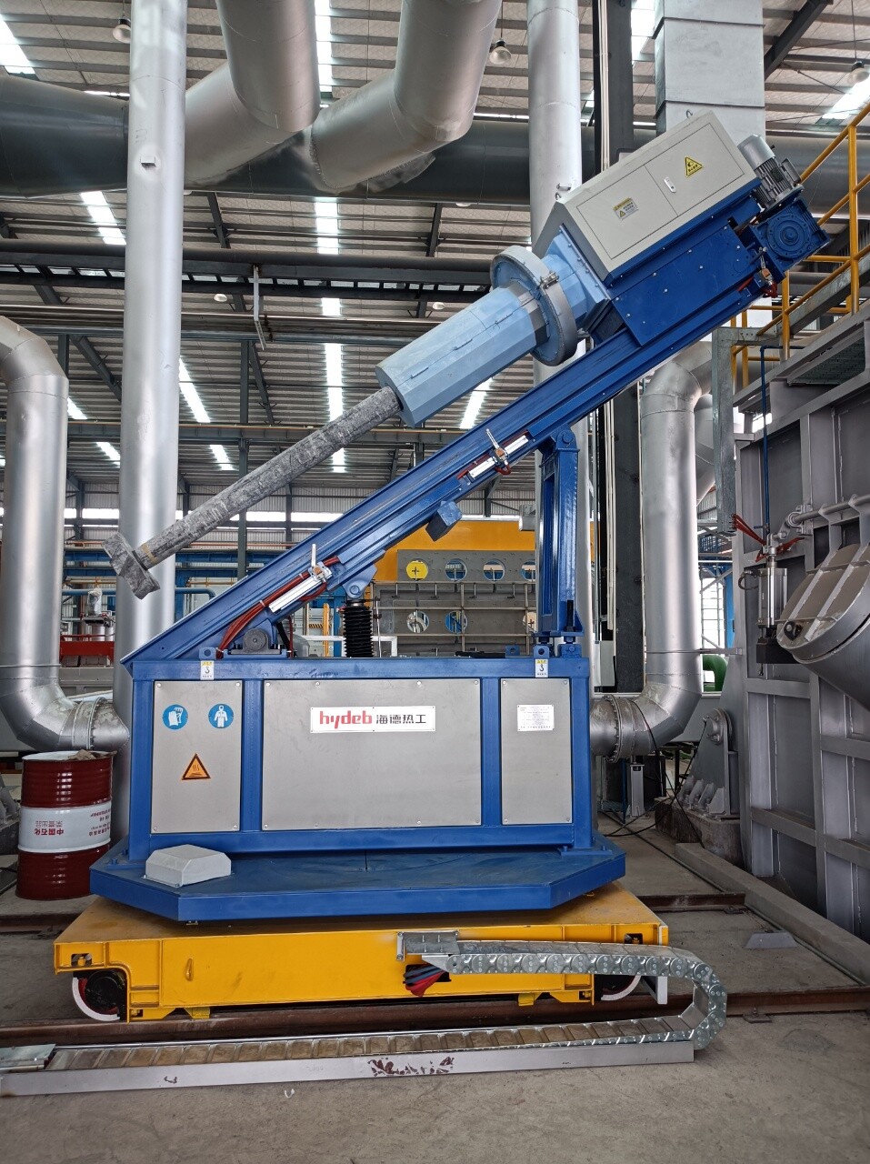 Furnace Side Wall Rotary Flux Injector
