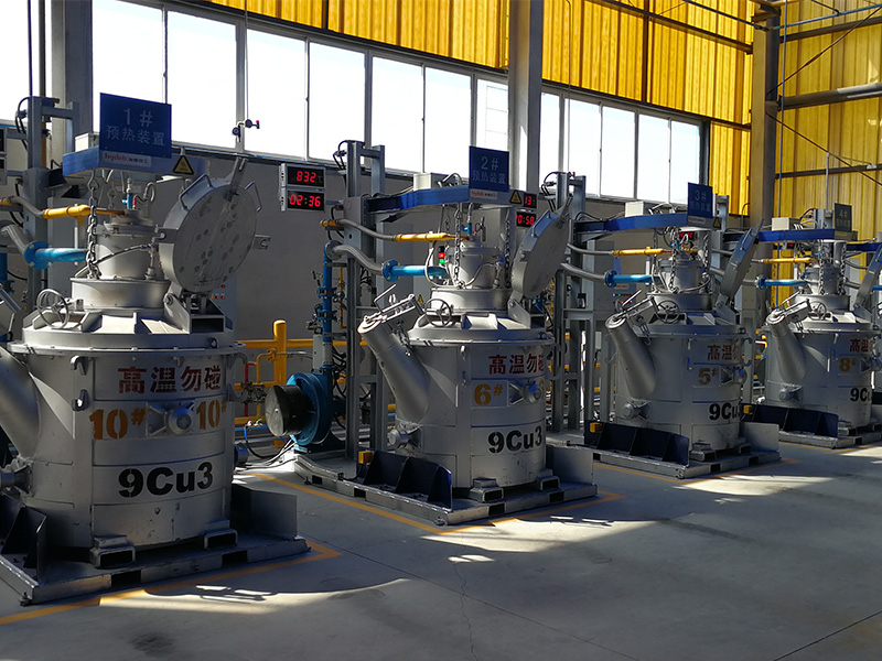 Gas Fired Molten Aluminium Transfer Ladle Preheating Equipment