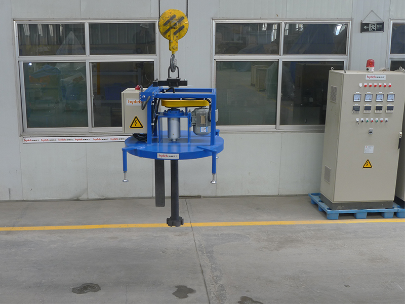 Suspending Rotary Degassing and Fluxing Unit