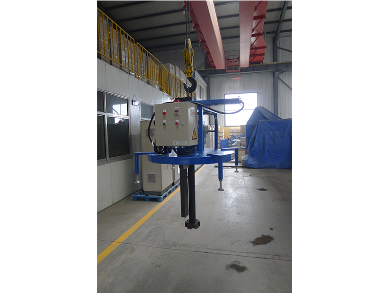 Suspending Rotary Degassing and Fluxing Unit