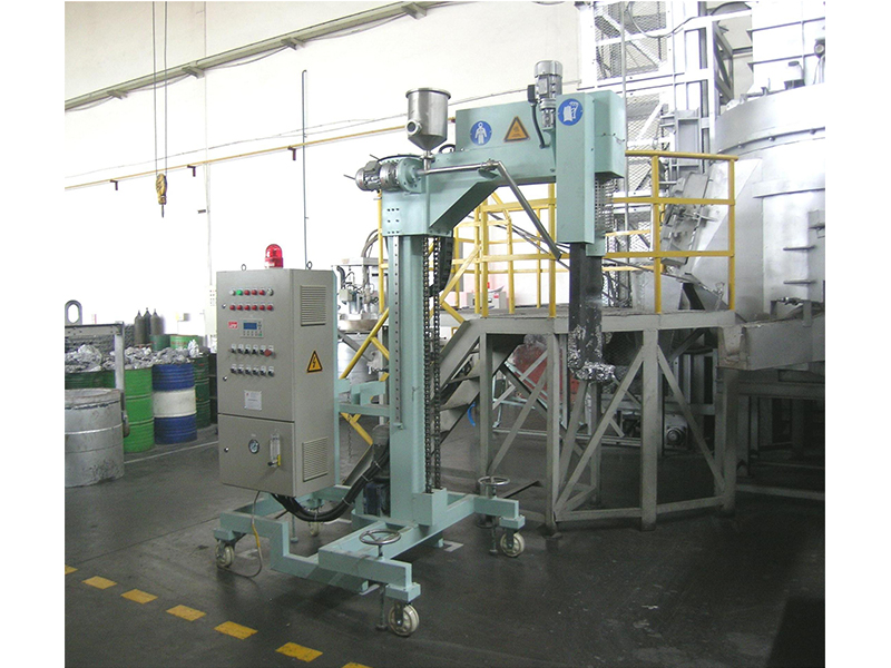 Stationary Rotary Degassing and Fluxing Unit