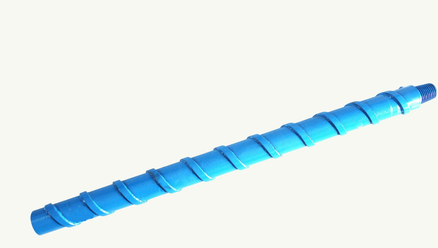 Thick spiral drill pipe/Groove drill rod