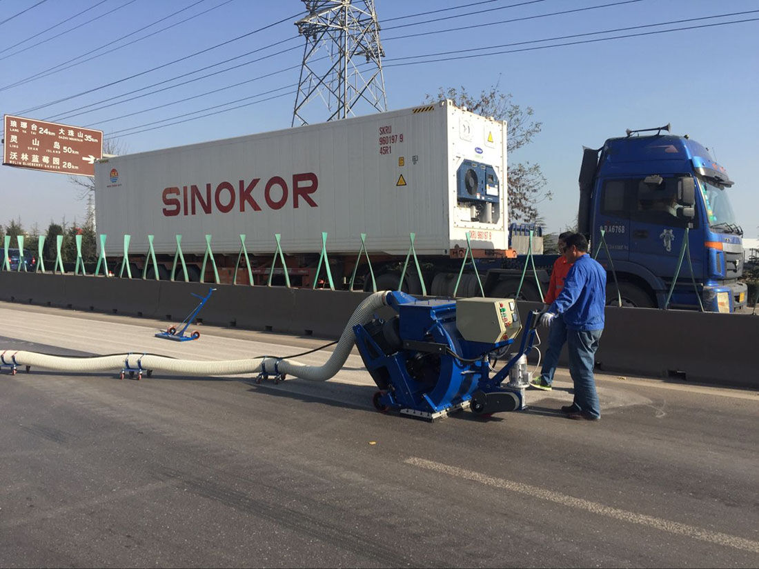 MOBILE SHOT BLASTING MACHINE SHALL BE SELECTED FROM THE FOLLOWING ASPECTS