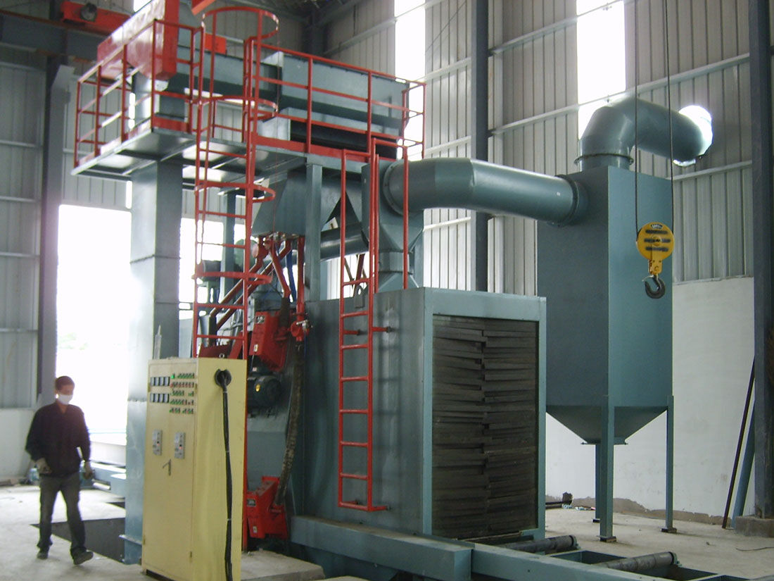 IS THE NOISE OF H-BEAM THROUGH SHOT BLASTING MACHINE BIG? SUGGESTIONS