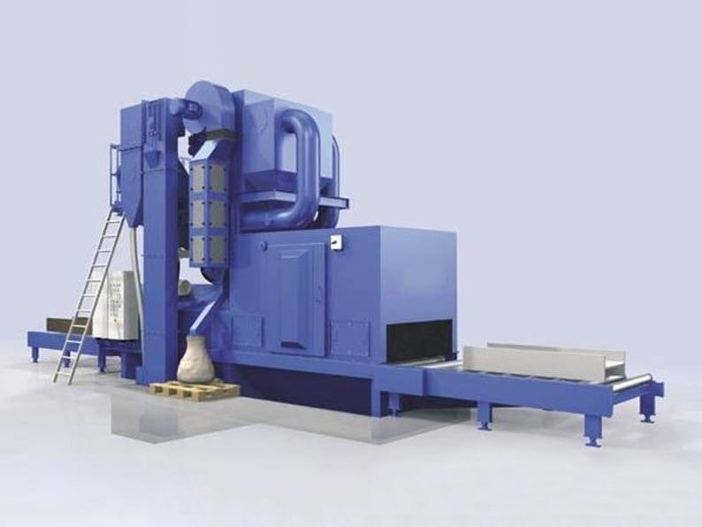 SHOT BLASTING MACHINE FOR H-BEAM