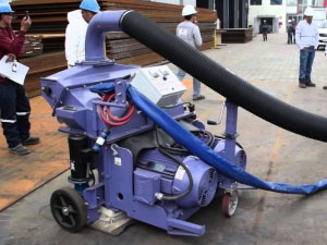 VERTICAL TYPE OIL TANK SURFACE CLEANING EQUIPMENT FASTER BLASTER 32