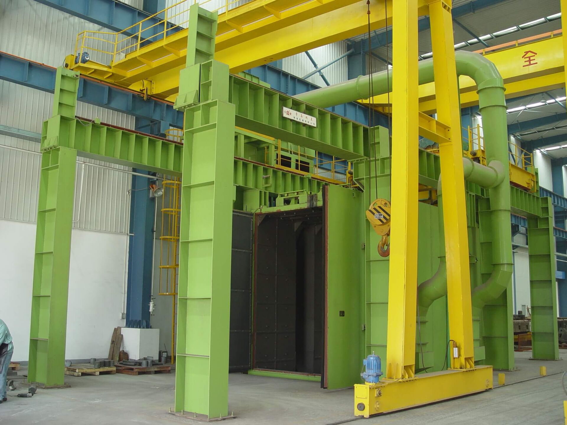 Q37 HOOK TYPE SHOT BLASTING MACHINE