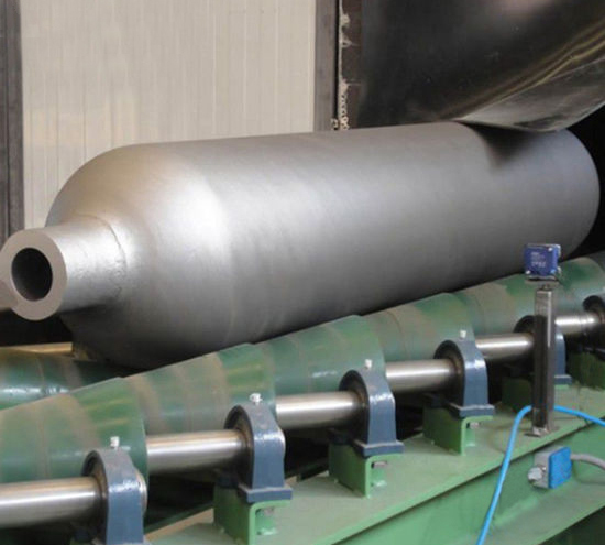 LPG cylinder shot blasting machine