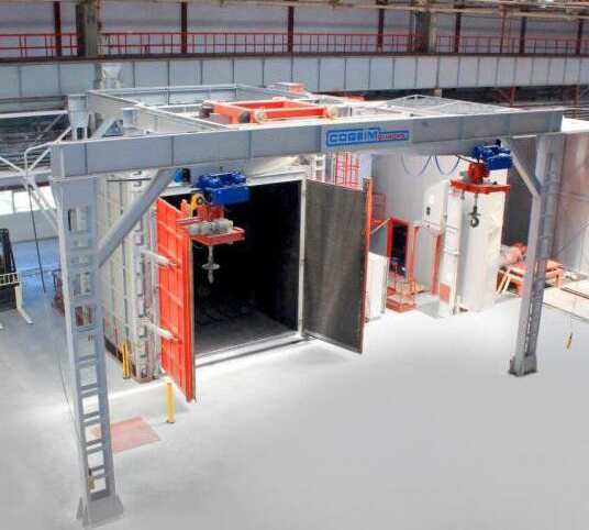 Ordinary sand blasting room