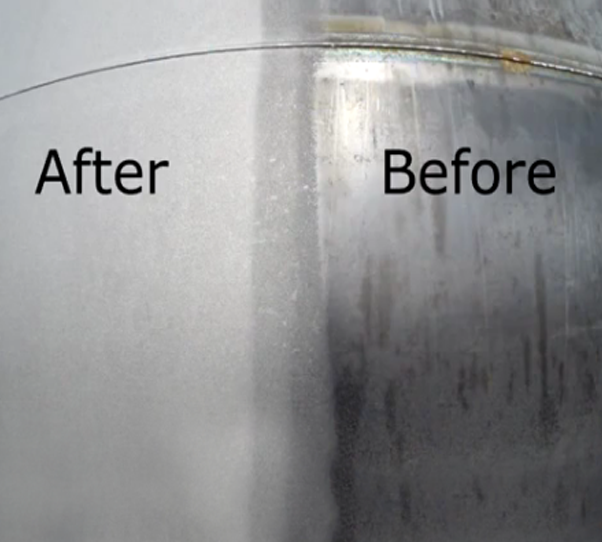 Vertical mobile shot blasting machine 