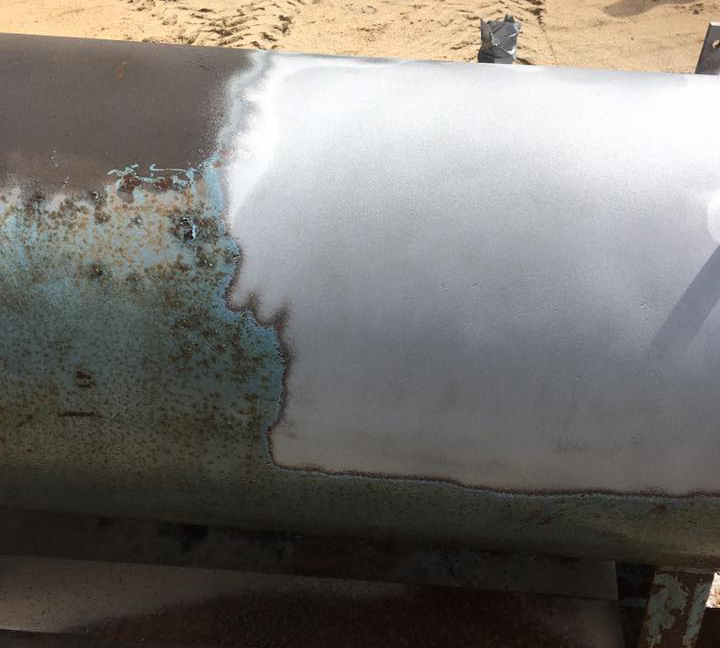 Mobile dustless blasting system(double tank)