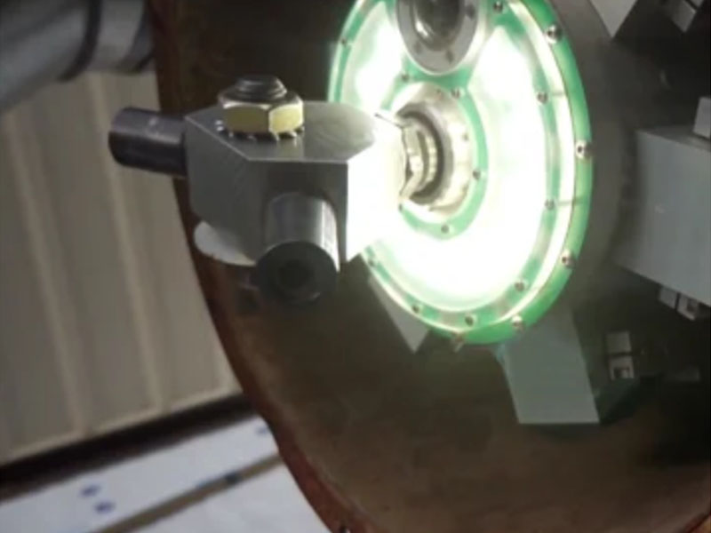 Large Internal Pipeline Blasting Robot