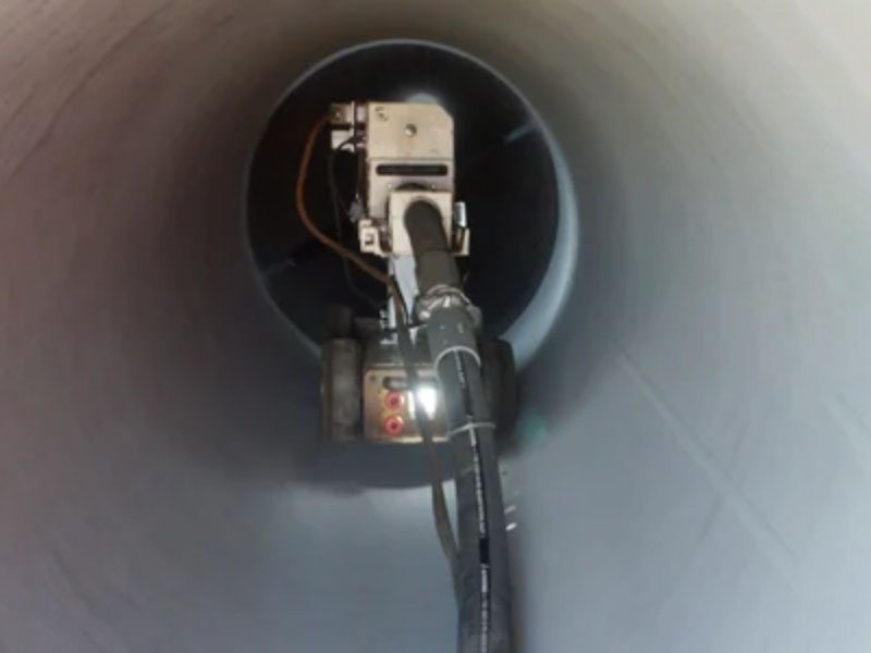 Large Internal Pipeline Blasting Robot