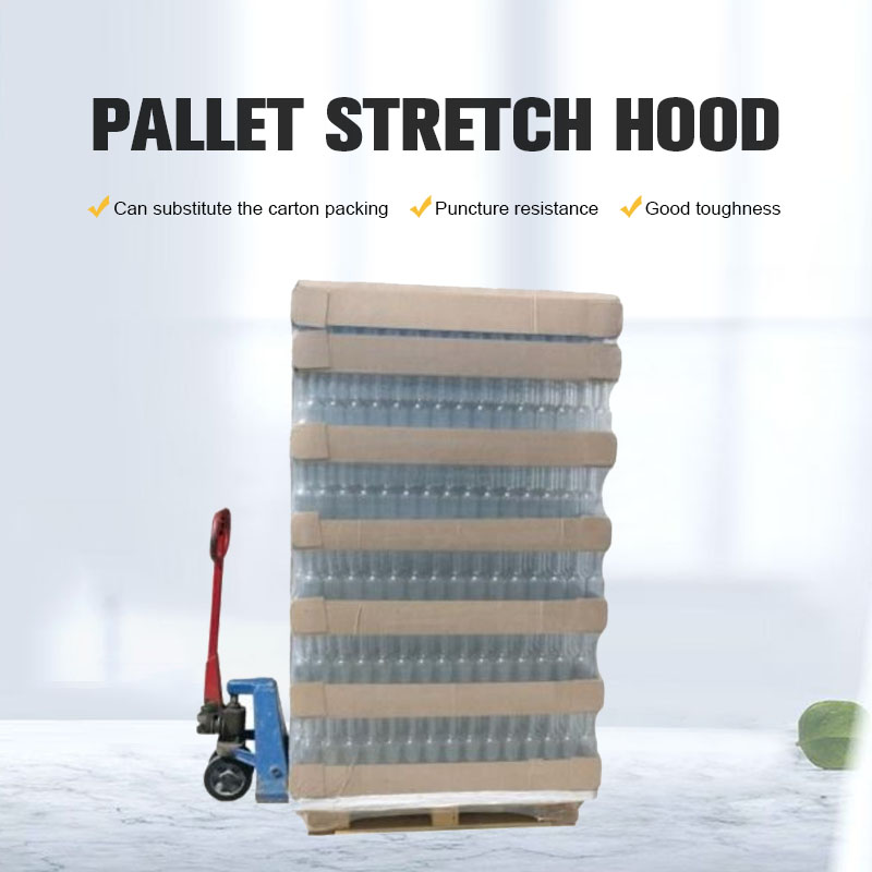Packaging Wrap Pallet Covers Film PE Transparent Packing Film Stretch Hood 