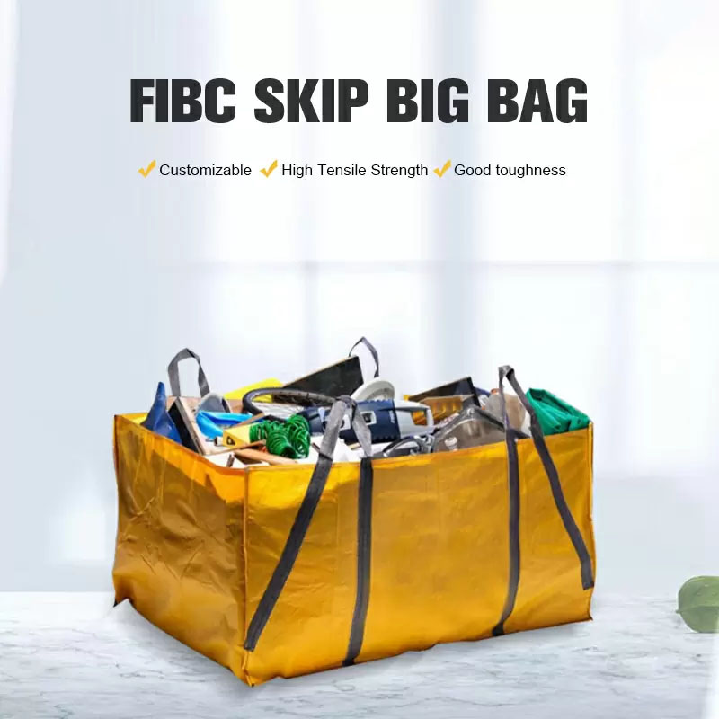 Garden Large Size PP Jumbo Big Construction Waste Skip Dumpster Bag
