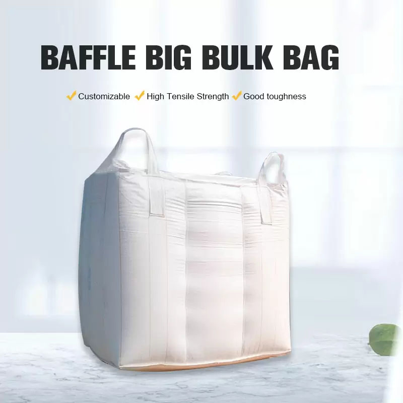 Heavy Duty Baffled PP Woven Jumbo Big FIBC Bag for Seed Flour Salt