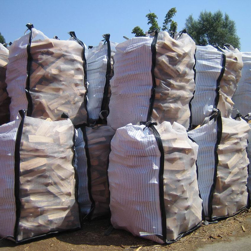 Breathable Firewood Onion Potato Packing Mesh Big Bulk Bag
