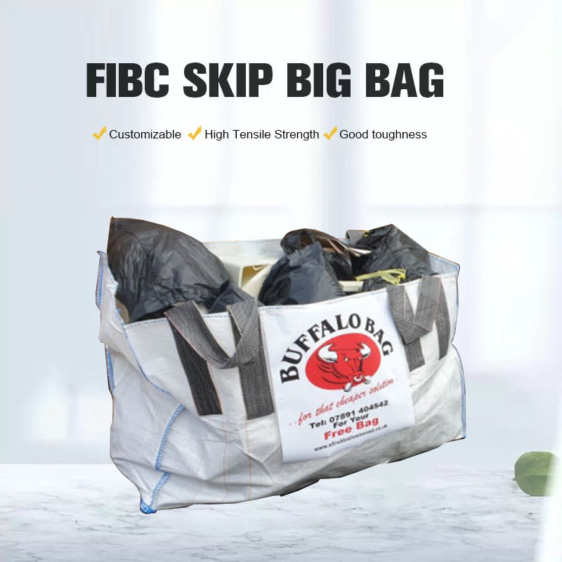 Polypropylene Woven Skip Big Bulk Bag for Construction Waste Garden Dumpster