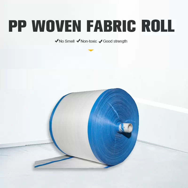 Factory Wholesale Polypropylene Fabric Sack Roll PP Woven Ton Bag Roll for Making Jumbo Bulk Fibc Bag