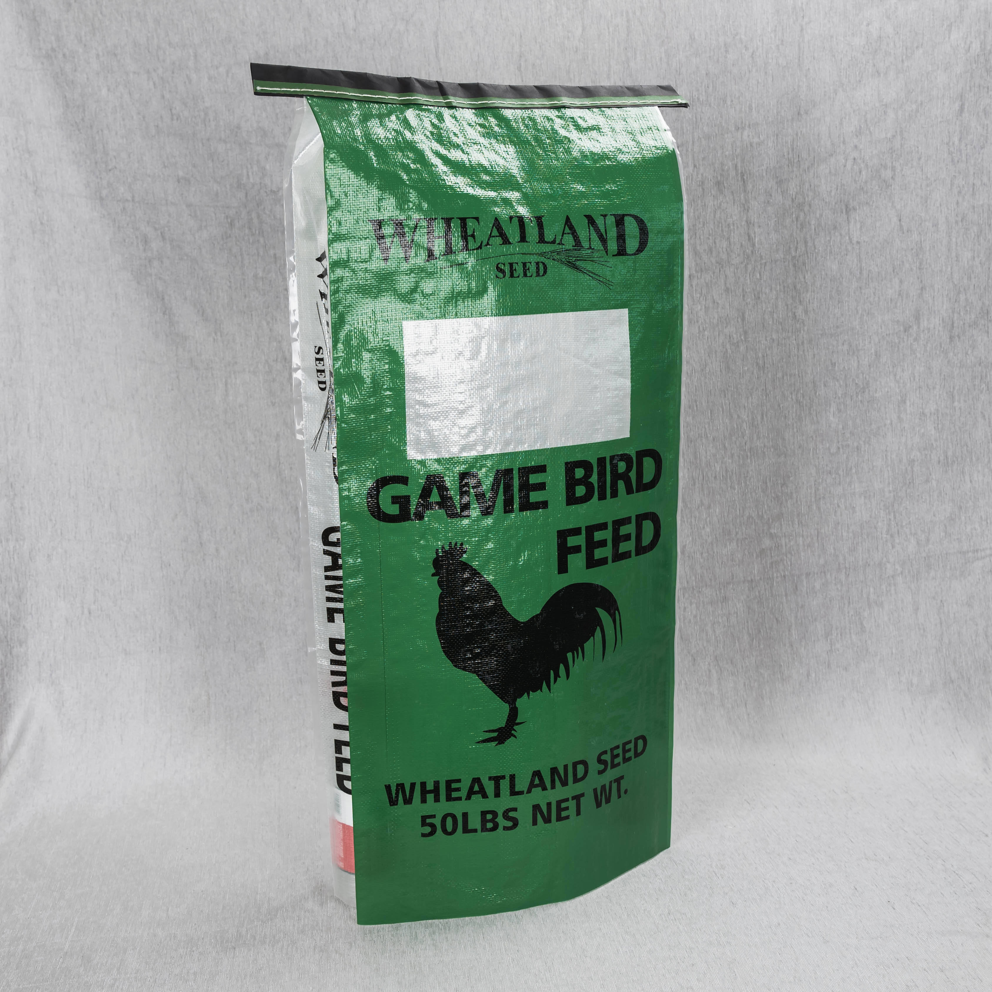 Bopp laminated woven feed bag poultry nutrition seed packing sack 
