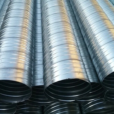 Galvanized spiral pipe