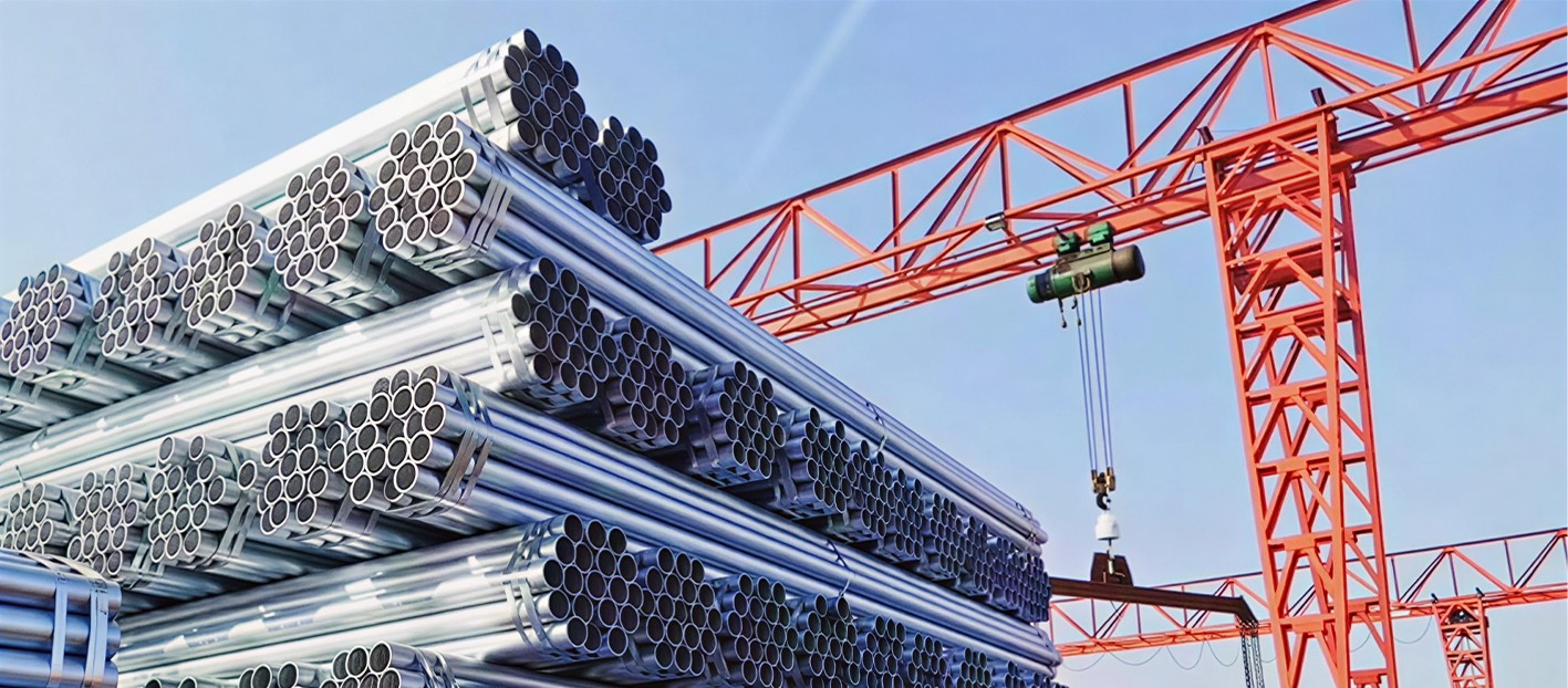 Steel pipe background