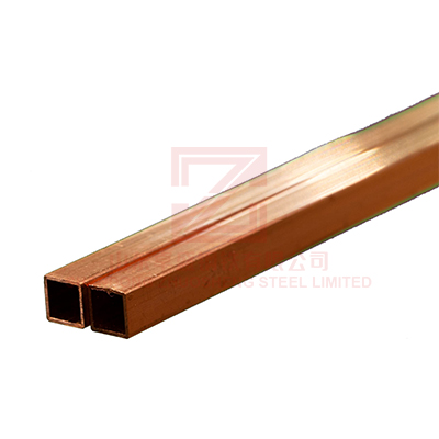 Copper square tube