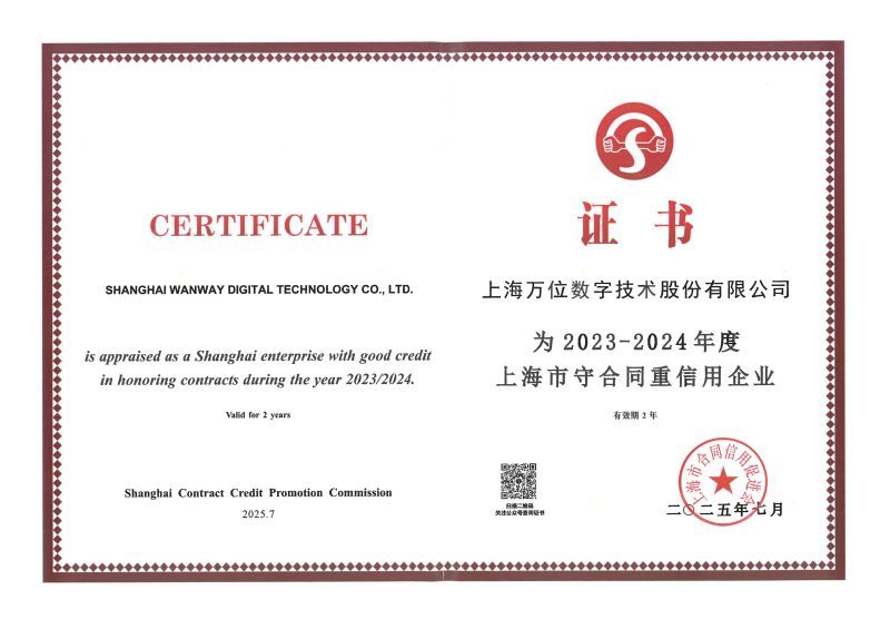 上海市守合同重信用企业