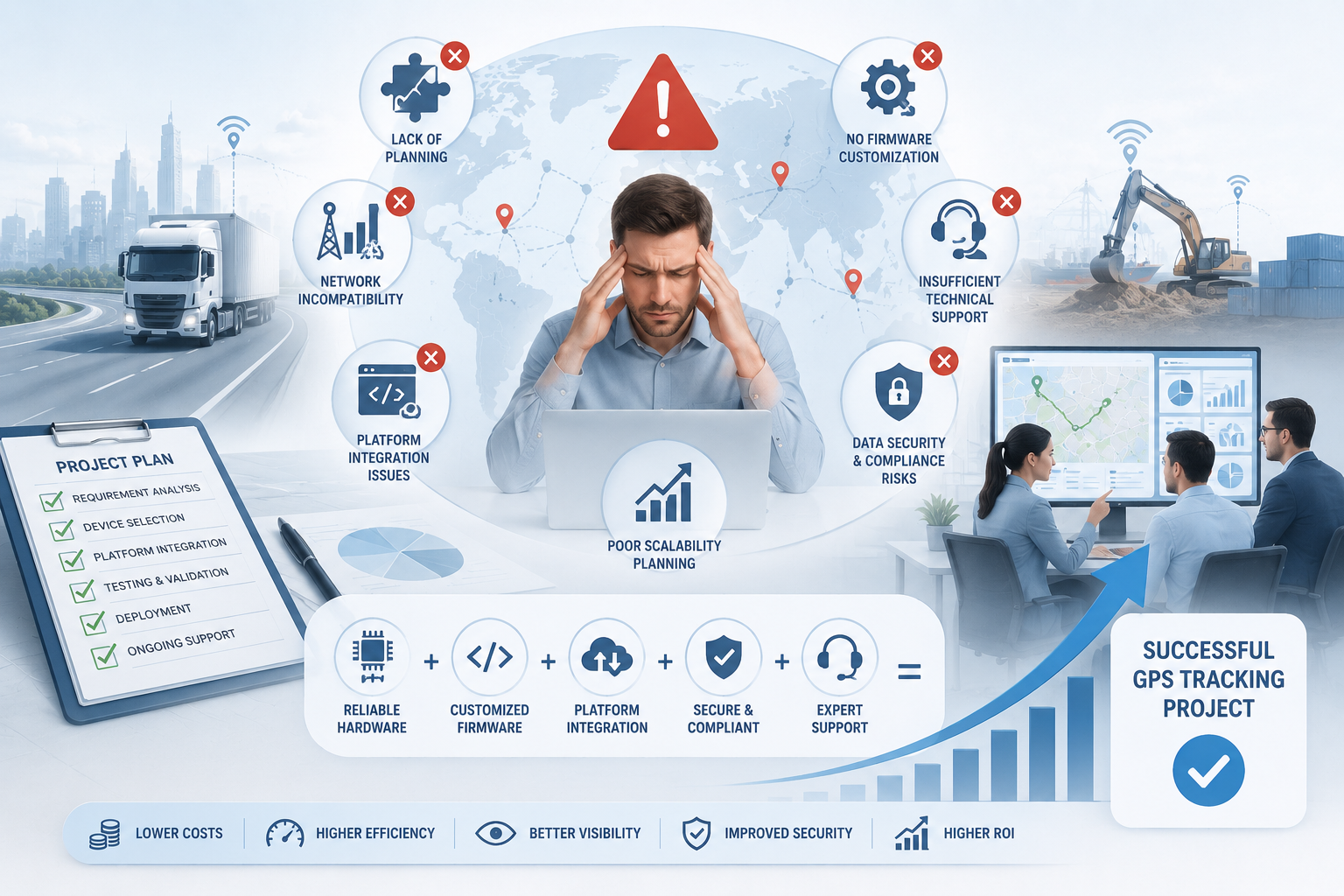 Why Do Most GPS Tracking Projects Fail? 7 Common Mistakes and How to Avoid Them
