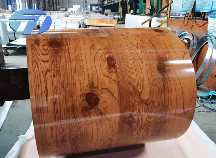Wood Grain Color Coated Roll Coil