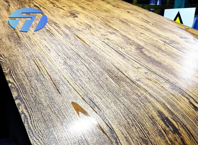 Wood Grain Color Coated Roll Coil