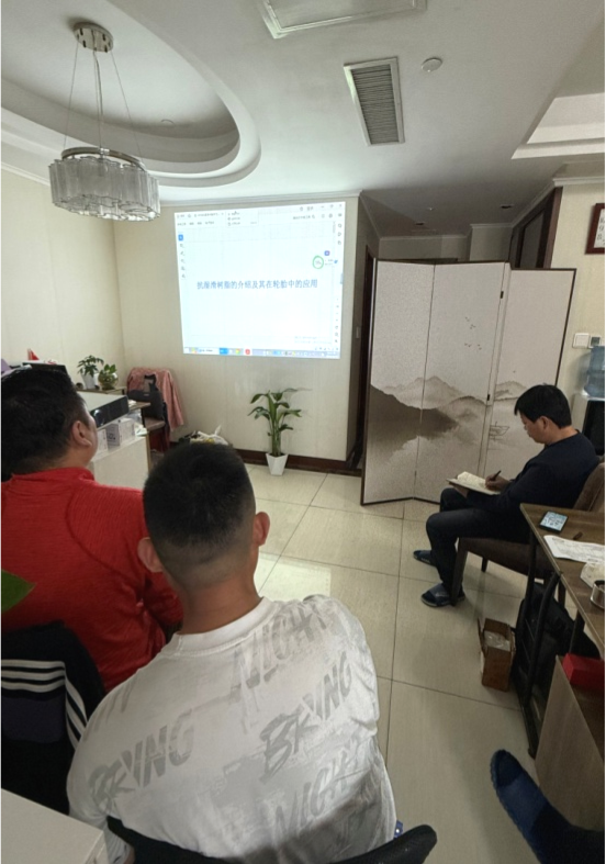 Our Company Conducts Anti-slip Resin Application training