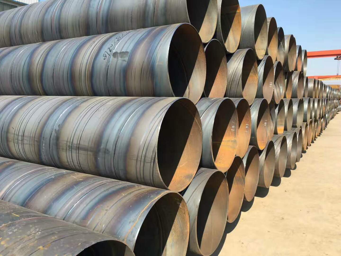 API 5L Grade B SSAW Spiral Welded Steel Pipe