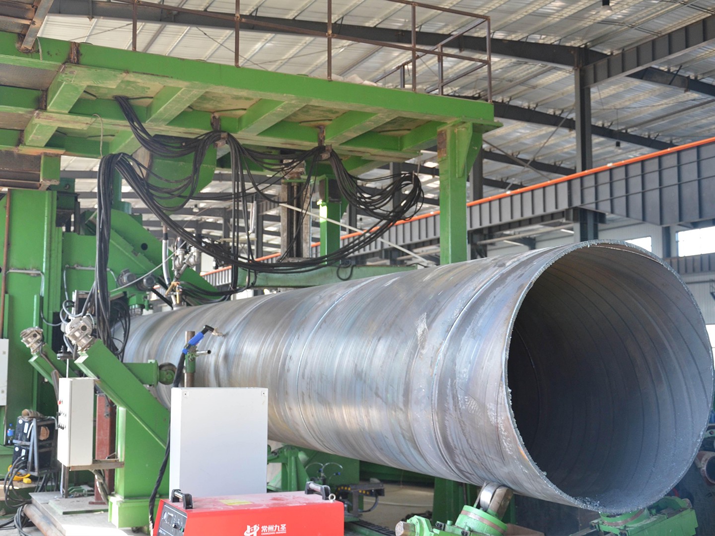 Q355B Structural Spiral Welded Pipe PE Coated