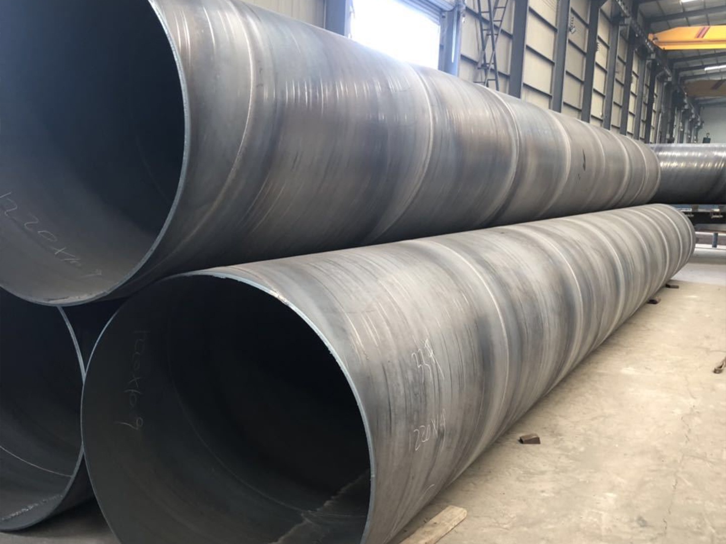 Q355B Structural Spiral Welded Pipe PE Coated
